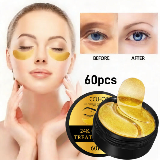 24k Gold Under Eye Patches 60pcs