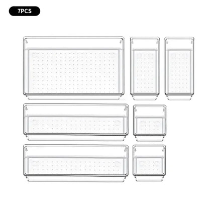 7/14 Pcs Drawer Organizer Set