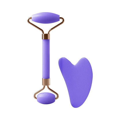 Resin Facial Massage Roller for Face, Neck & Eye — Skin Firming Tool