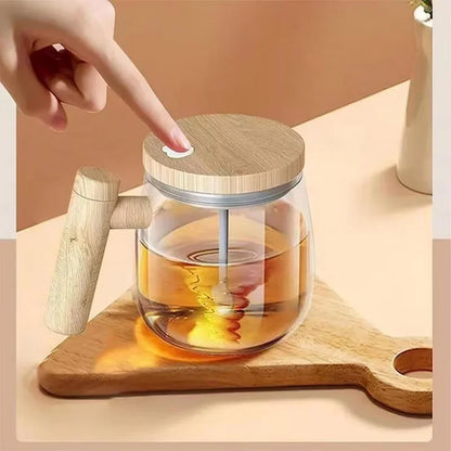 400ML Self Stirring Glass Coffee Mug