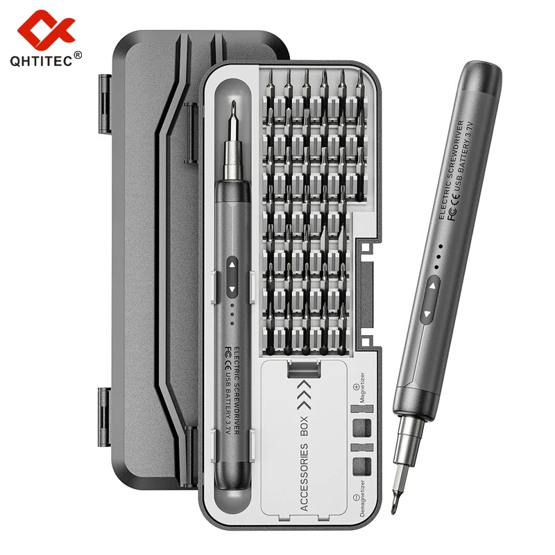 46 in 1 Electric Screwdriver Mini Cordless Adjustment Power Drill Multifunction Power Screwdriver Repair Tool Kit for Electronic