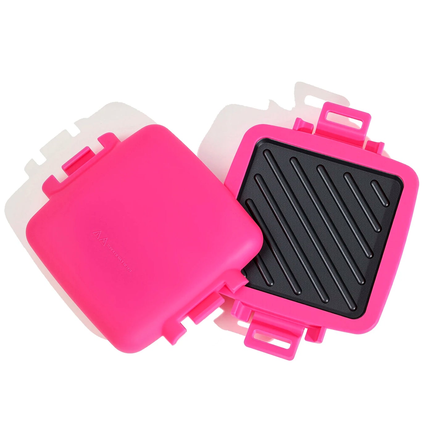 Microwave Toastie & Sandwich Maker — Silicone Non-Stick Grill with Heatwave Technology