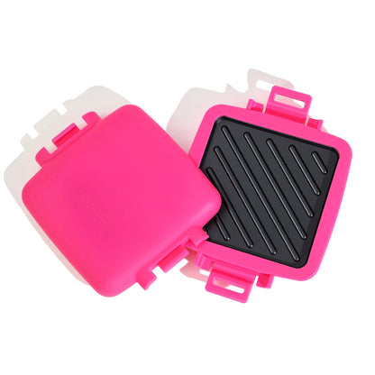 Microwave Toastie & Sandwich Maker — Silicone Non-Stick Grill with Heatwave Technology
