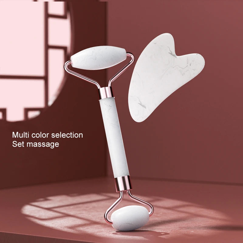 Resin Facial Massage Roller for Face, Neck & Eye — Skin Firming Tool