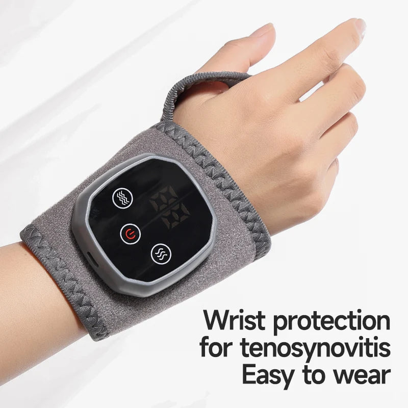 Electric Heat And Vibration Ankle/ Wrist Massager Hot Compress Therapy