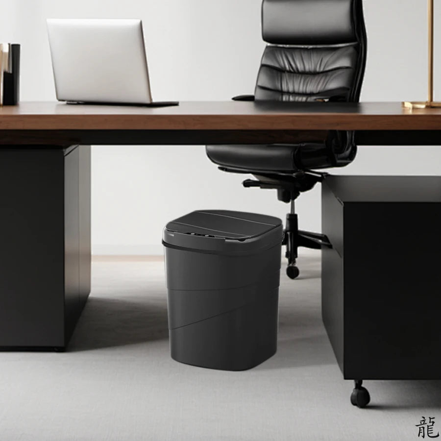 Smart Sensor Touchless Automatic Closing Trash Can Battery Powered for  Bathroom House Office
