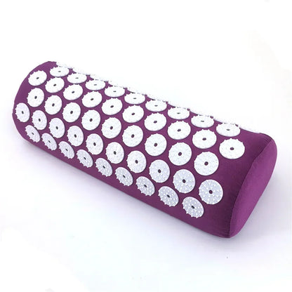 Yoga Acupressure Mat and Pillow Set, Relieves Pain/ Stress in Back and Body