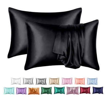 Nordic Silk Decorative Pillow Covers Luxury Comfortable Home Bedding Cases