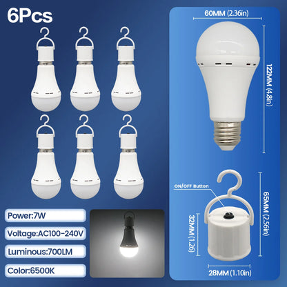 LED Rechargeable Light Bulb