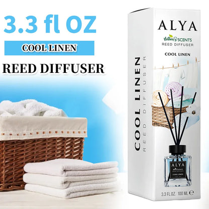3.3oz Reed Diffuser Set — 14 Scents with Essential Oil & Incense Sticks | Long-Lasting Home Fragrance