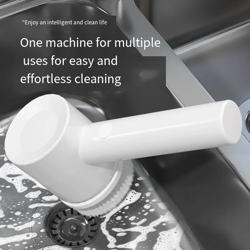 3 IN 1 Electric Cleaning Brush Cordless Spin Scrubber Bathroom Multifunctional Kitchen Toilet Portable Powerful Clean Brush