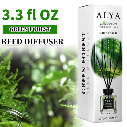 3.3oz Reed Diffuser Set — 14 Scents with Essential Oil & Incense Sticks | Long-Lasting Home Fragrance
