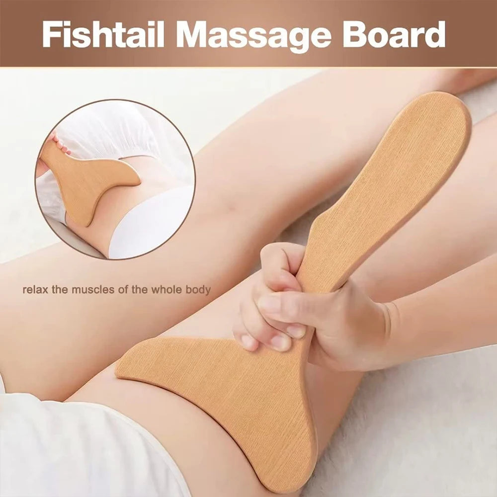 Wooden Lymphatic Drainage Massager Kit — Maderoterapia Body Contouring Set