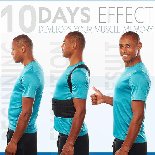 Adjustable Full Back Support Brace — Breathable & Comfortable for Men & Women