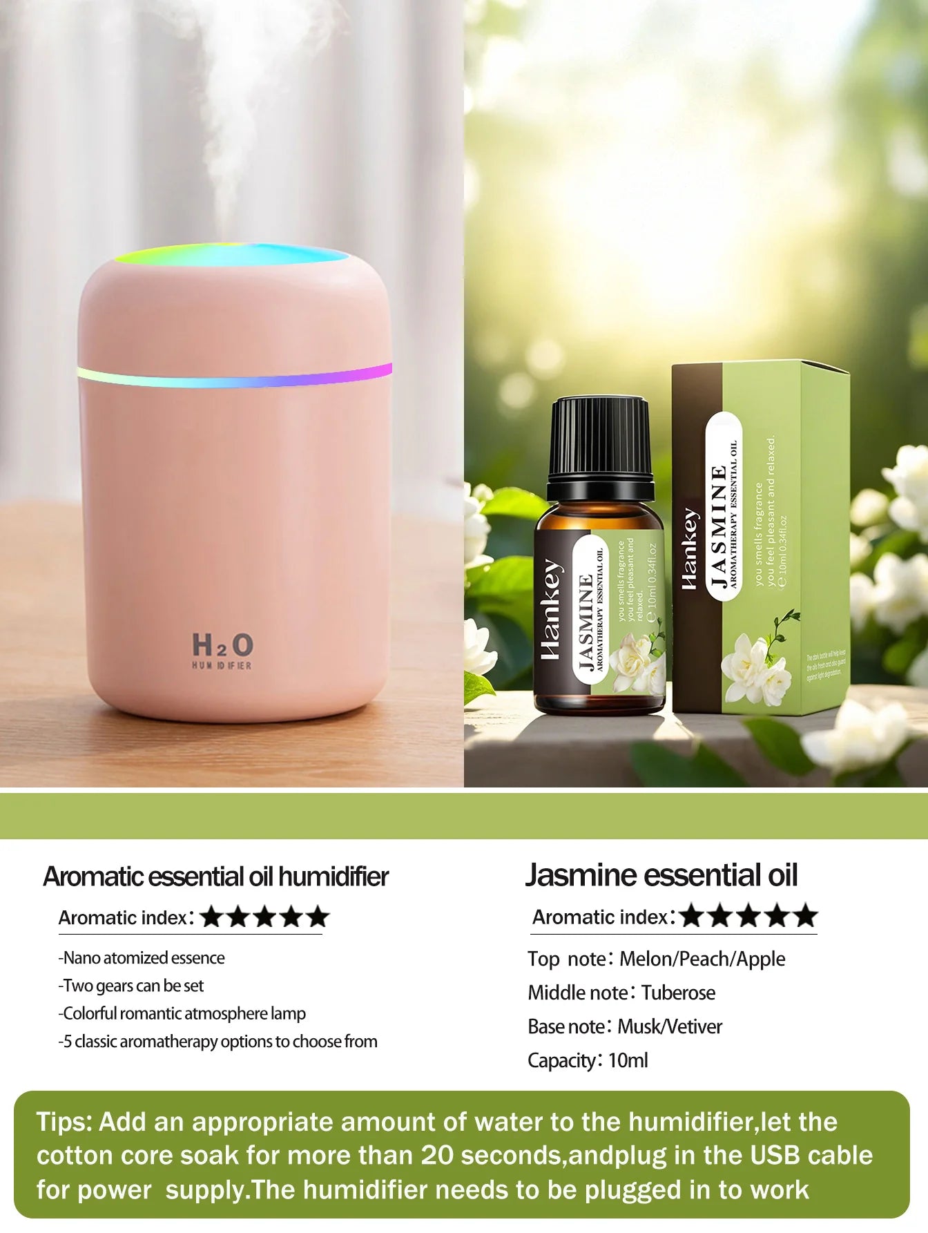 300ml Aromatherapy Diffuser And Humidifier