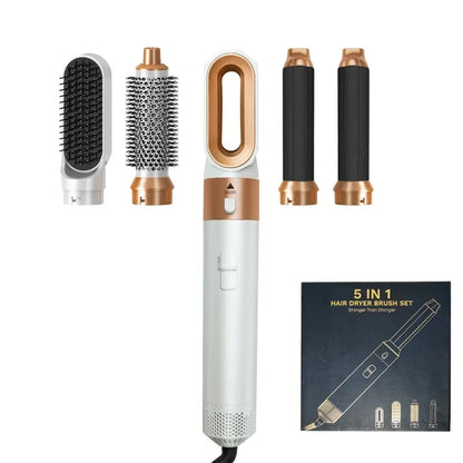 5 in 1 Professional Hair Dryer / Curling Iron Hair Styling Tool