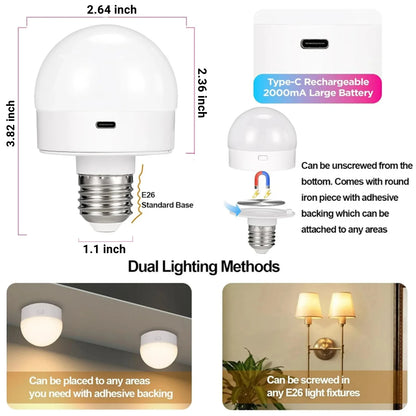 LED Rechargeable Light Bulbs