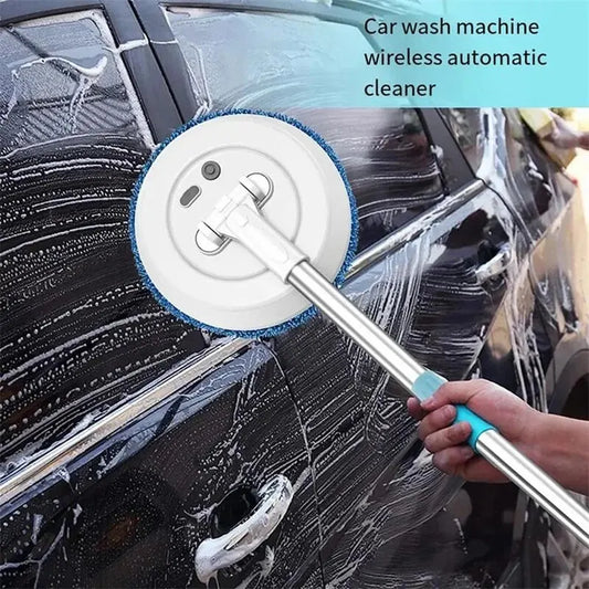 Wireless Electric Spin Mop — 2-in-1 Wet & Dry, Telescopic Handle, USB Rechargeable