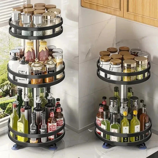 360 Degree Rotatable Spice Rack