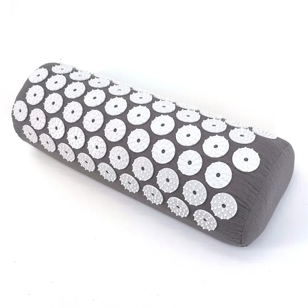 Yoga Acupressure Mat and Pillow Set, Relieves Pain/ Stress in Back and Body