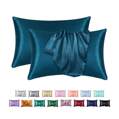 Nordic Silk Decorative Pillow Covers Luxury Comfortable Home Bedding Cases